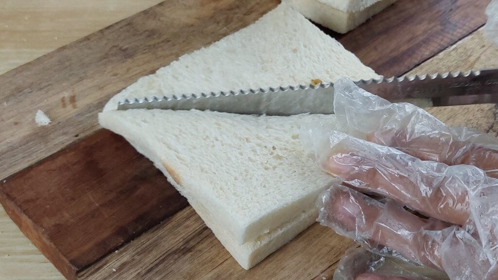 cara membuat roti boy toast